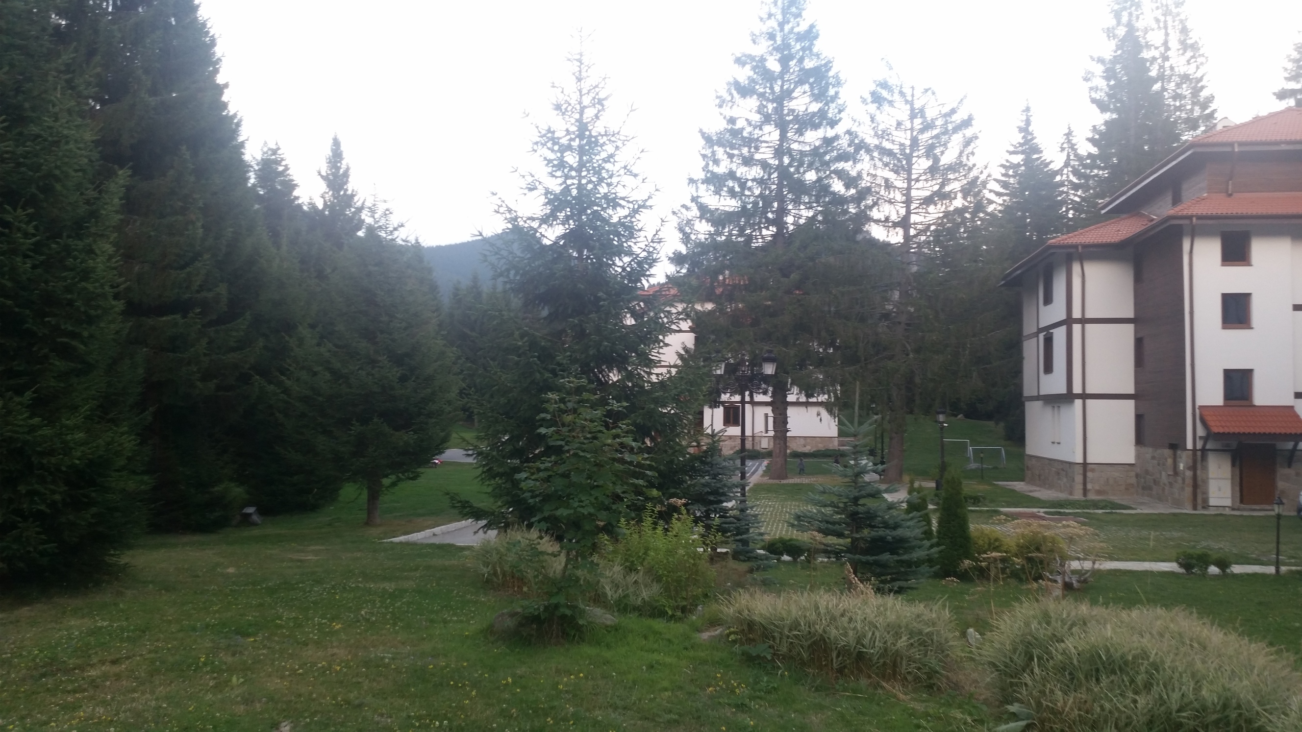 Outside